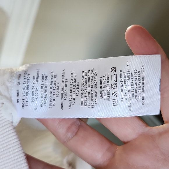 Anthropologie beaded top/blouse/vest - Picture 5 of 10